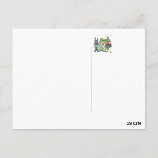 Montreal Briefkaart (Achterkant)