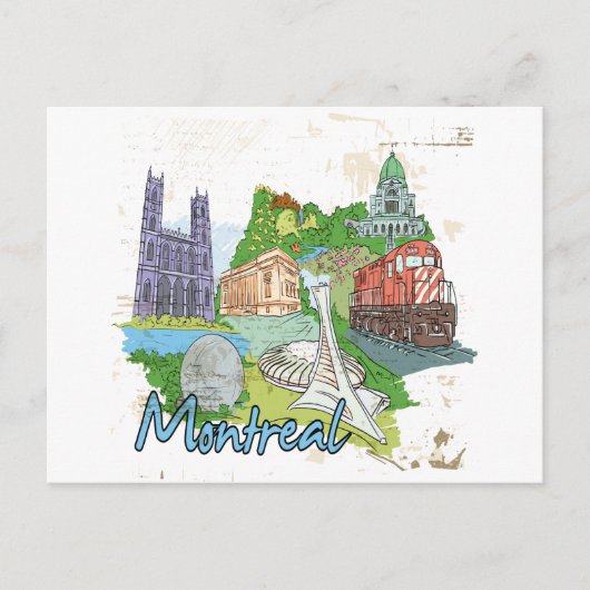 Montreal Briefkaart (Voorkant)