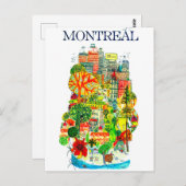 Montreal Briefkaart (Voorkant / Achterkant)