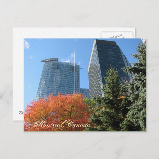 Montreal, Canada Briefkaart (Voorkant / Achterkant)