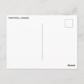 Montréal, Canada Briefkaart (Achterkant)