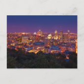 Montreal Canada City Skyline Belvedere Kondiaronk Briefkaart (Voorkant)