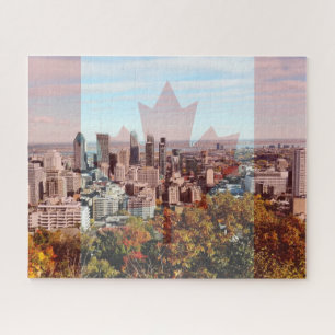 Montreal Canada City Skyline Big Jigzaag Puzzle Legpuzzel