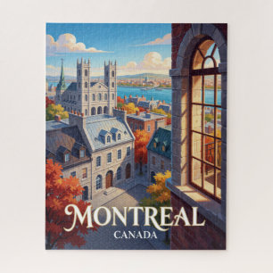 Montreal Canada Franse Architectuur Legpuzzel