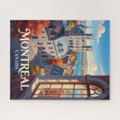 Montreal Canada Franse Architectuur Legpuzzel (Horizontaal)