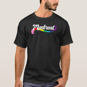 MONTREAL CANADA Gay Pride Trots Aziatisch LGBTQ Ra T-shirt