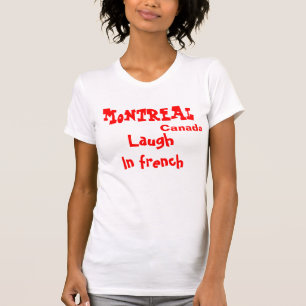 Montreal Canada grappige t-shirts