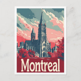 Montreal Canada Kunst vintage Reizen Briefkaart