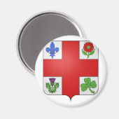 Montreal, Canada Magneet (Voorkant / Achterkant)