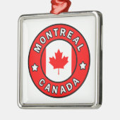 Montreal Canada Metalen Ornament (Links)