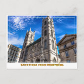 Montréal Canada Notre Dame Kathedraal Modern Briefkaart (Voorkant)