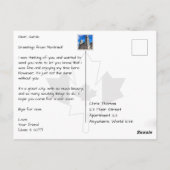 Montréal Canada Olympisch Stadion Modern Briefkaart (Achterkant)