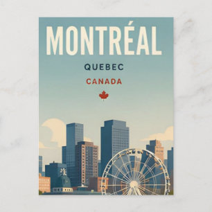 Montreal Canada Oude Haven en Frans Erfgoed 🗺️ Briefkaart
