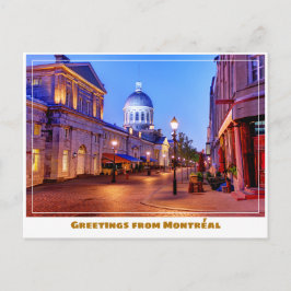 Montréal Canada Oude Stad Modern Briefkaart