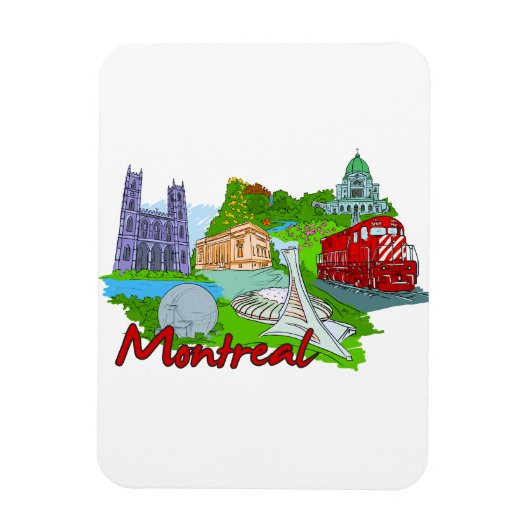 Montreal - Canada.png Magneet (Verticaal)