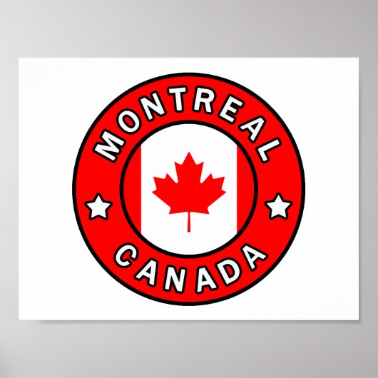 Montreal Canada Poster (Voorkant)