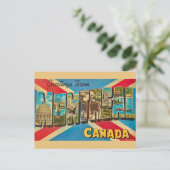 Montreal Canada Retro Ansichtkaart Briefkaart (Staand voorkant)