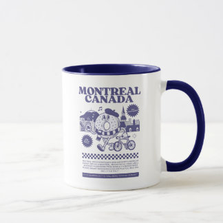 Montreal Canada Retro Bagel Skyline  Mok