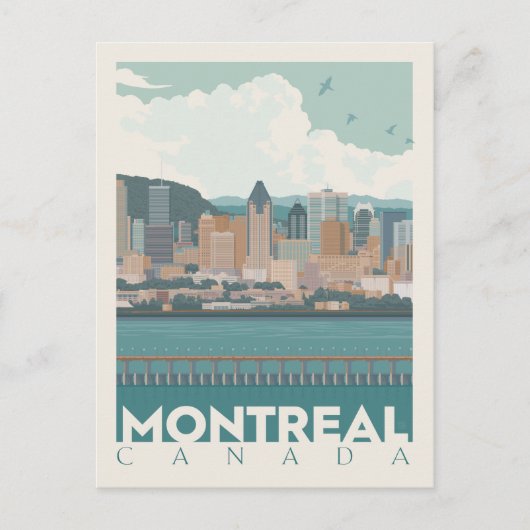Montreal, Canada | Skyline Briefkaart (Voorkant)