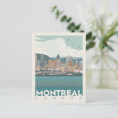 Montreal, Canada | Skyline Briefkaart (Staand voorkant)