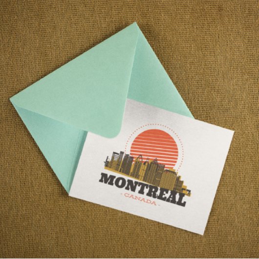  Montreal Canada Skyline Briefkaart