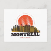  Montreal Canada Skyline Briefkaart (Voorkant)