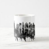 Montreal Canada Skyline BW Koffiemok (Center)