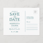 Montreal, Canada | Skyline | Datum opslaan Uitnodiging Briefkaart (Achterkant)