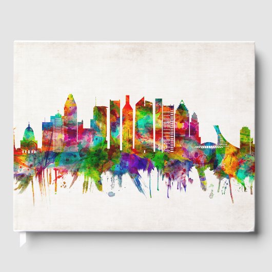 Montreal Canada Skyline Gastenboek (Voorkant)