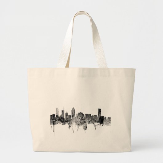Montreal Canada Skyline Grote Tote Bag (Voorkant)