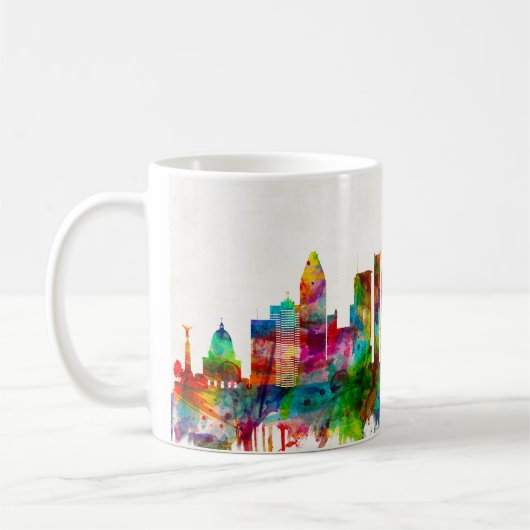 Montreal Canada Skyline Koffiemok (Links)