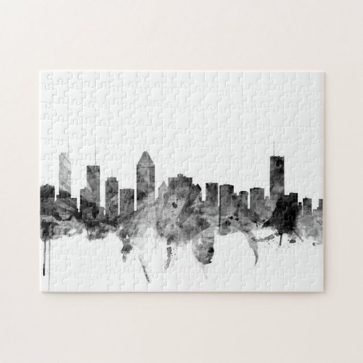 Montreal Canada Skyline Legpuzzel (Horizontaal)