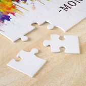 Montreal Canada Skyline Legpuzzel (Zijkant)