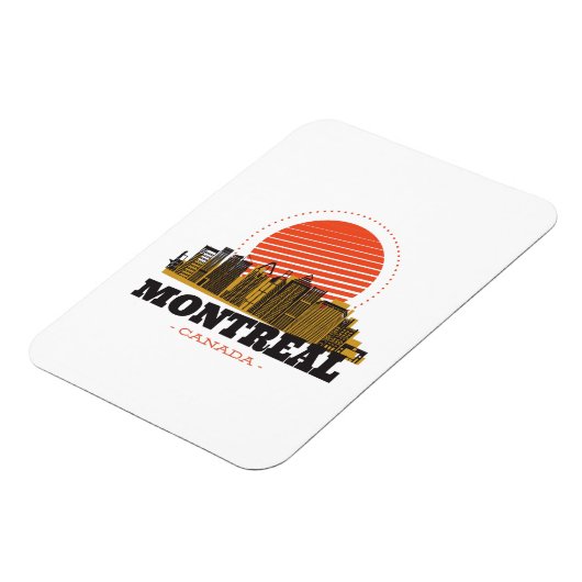  Montreal Canada Skyline Magneet (Linkerzijde)