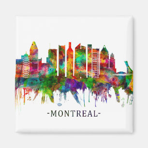 Montreal Canada Skyline Magneet