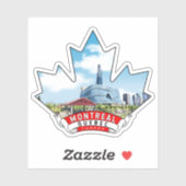 Montreal, Canada Sticker (Vel)
