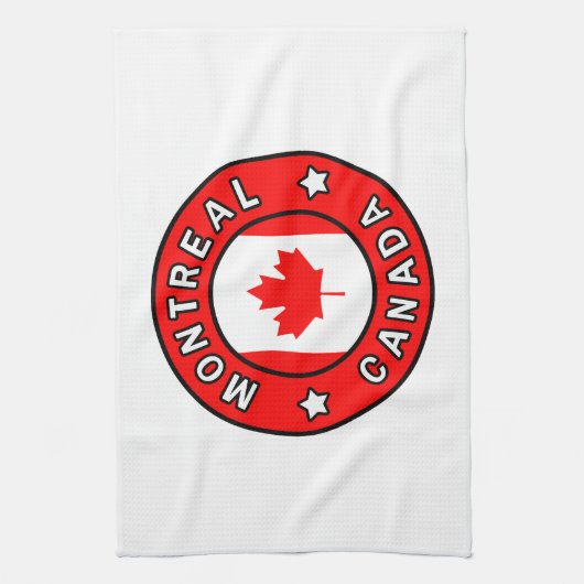Montreal Canada Theedoek (Verticaal)