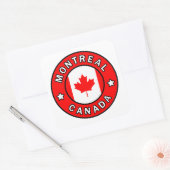 Montreal Canada Vierkante Sticker (Envelop)