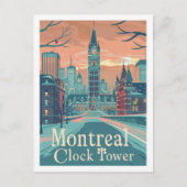 Montreal Canada Vintage Beroemde Reisplaats Briefkaart (Voorkant)
