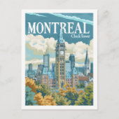 Montreal Canada Vintage Beroemde Reisplaats Briefkaart (Voorkant)
