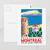 Montreal, Canada, vintage reis Briefkaart (Voorkant / Achterkant)