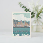 Montreal, Canada | We hebben ons verplaatst Uitnodiging Briefkaart (Staand voorkant)