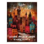 Montreal: Capital Cultural de Canadá con Arquitect Perfect Poster (Voorkant)