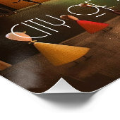 Montreal: City of a Hundred Steeples,Whimsical Art Perfect Poster (Hoek)