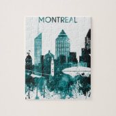 Montreal City Skyline Legpuzzel (Verticaal)