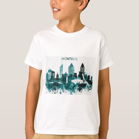 Montreal City Skyline T-shirt (Voorkant)