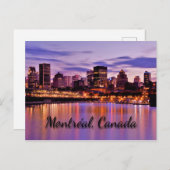 Montreal Cityscape Briefkaart (Voorkant / Achterkant)