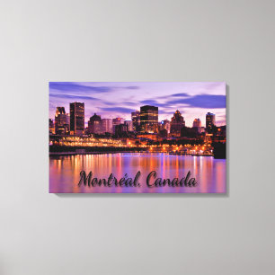 Montreal Cityscape Canvas Afdruk