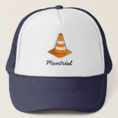Montreal Construction Trucker Hat Trucker Pet (Voorkant)