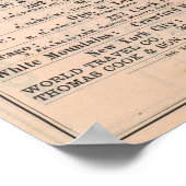 Montreal en Boston Air Line Poster (Hoek)